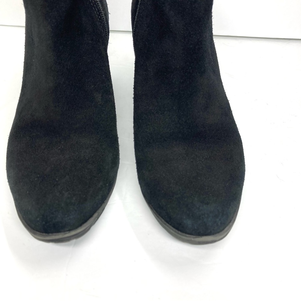 Blondo Boots Womens Villa Waterproof Black Suede Leather Bootie 7 M Black Boots - Picture 6 of 14